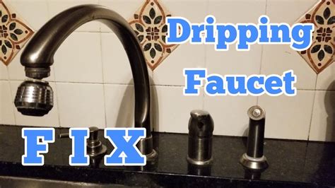 delta kitchen faucet dripping fix